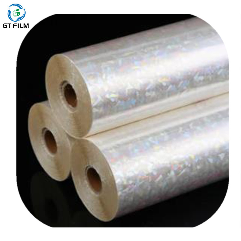 Competitive Price Holographic Overlay Film  Transparent Holographic Lamination BOPP/PET/PVC