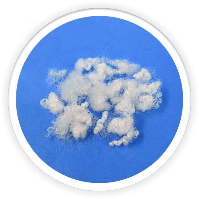 15 D hollow conjugated siliconized fiber filling for cushion polyester HCS