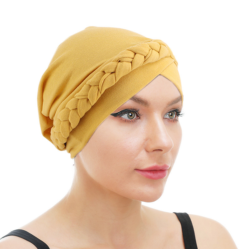 Musulman Islamic Inner Head Turban Scarf Headwraps Women Hair Turban Hat For Femme