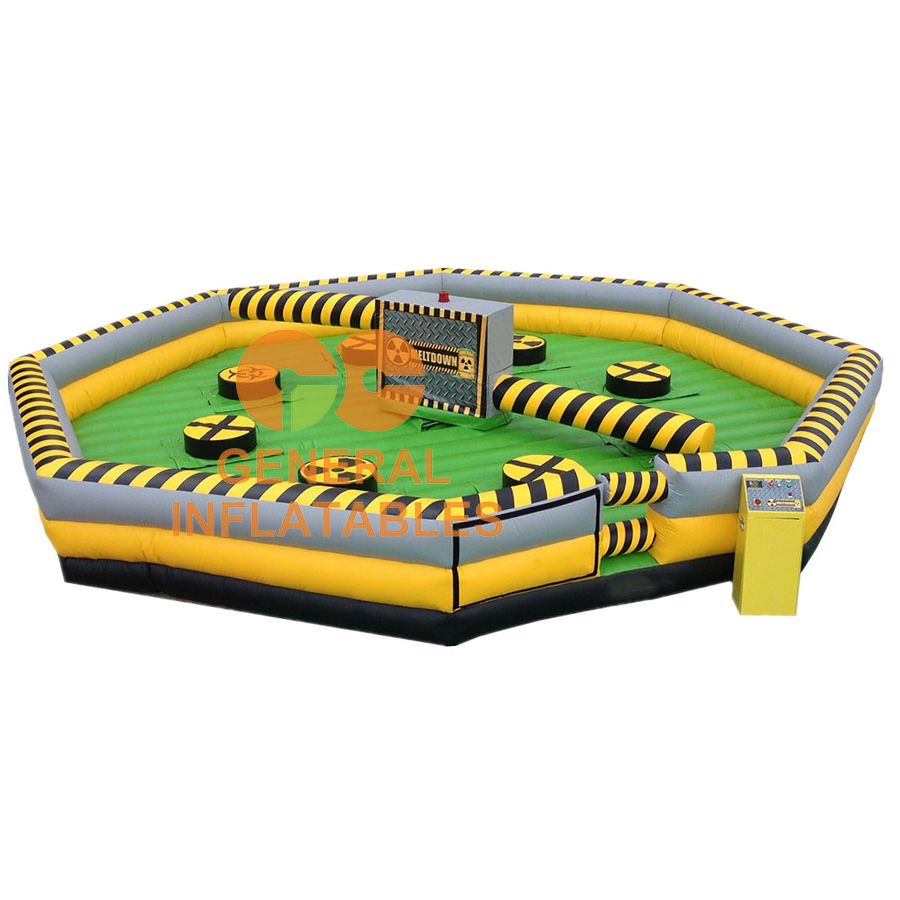 inflatable sweeper game, inflatable meltdown sale, inflatable wipeout for adult and kids