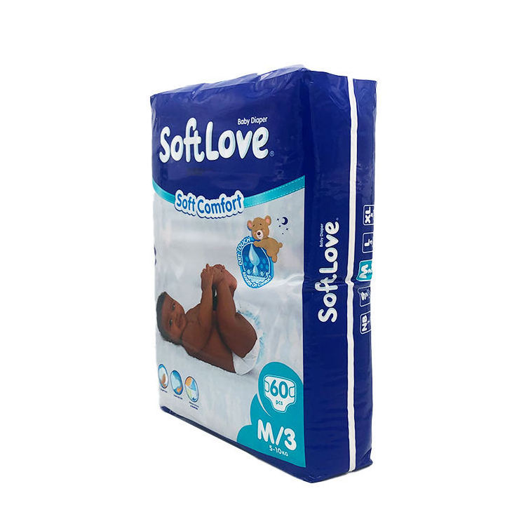 Softlove 2023 New Baby Diapers Wholesale Baby Diapers Disposable Soft Baby Diaper