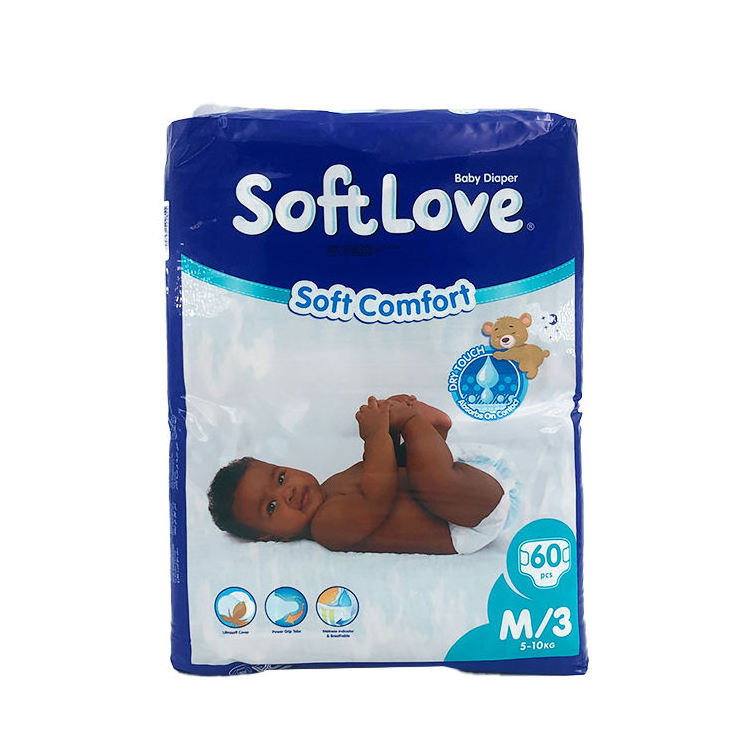 Softlove 2023 New Baby Diapers Wholesale Baby Diapers Disposable Soft Baby Diaper