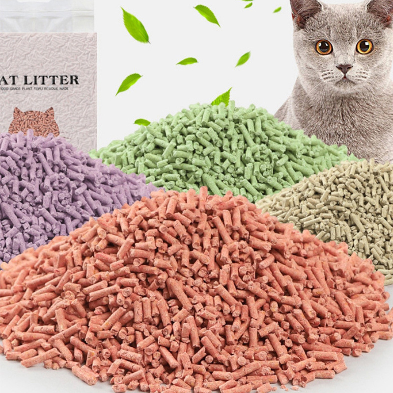 100% Natural Ingredients Really Dust-Free Clumping Clean Ultra Absorbent Fast Drying Odor Controlling Tofu Cat Litter