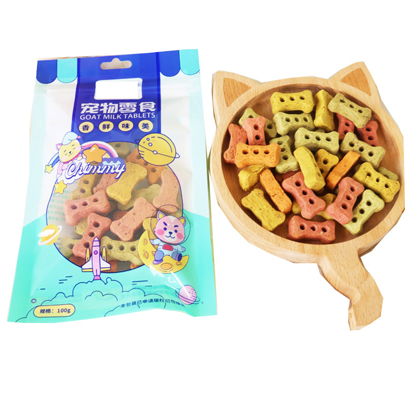 New Flavors OEM Chicken Beef Fruit Calcium Milk Clean Teeth Pet Dog Biscuit Treats Crunchy Biscuit