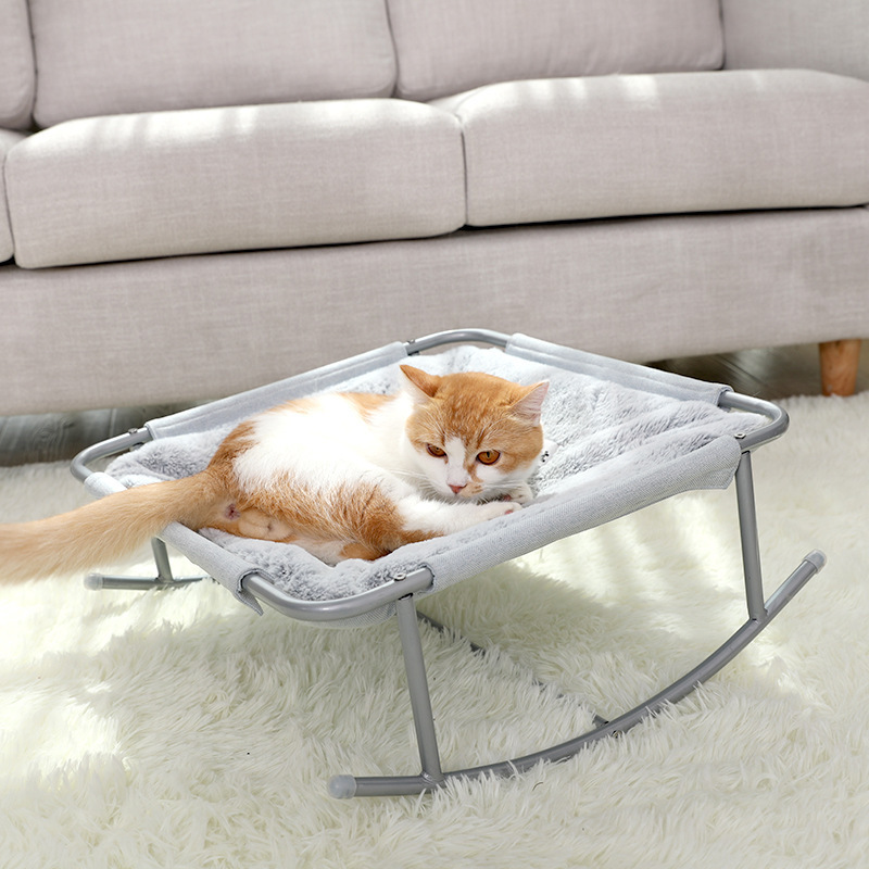 Elevated Cat Hammock Unique Soft Warm Kitten Pet Sofa Bed Basket Detachable Indoor Cats Dogs Bed Pet Supplies