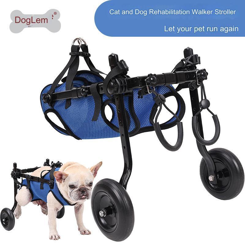 Pet dog wheelchair, dog rehabilitation walking auxiliary cart, moped, pet pet dog scooter