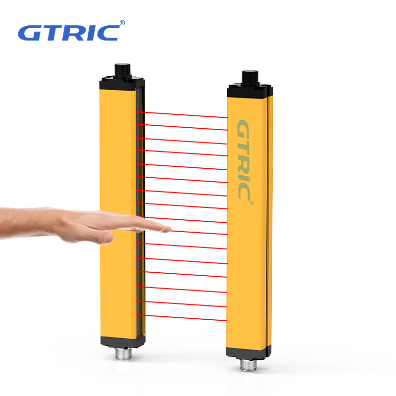 GTRIC photoelectric  Safety Infared Light Curtain Sensors 20 optical axis 20mm pitchindustrial Laser Beam light Barrier sensor