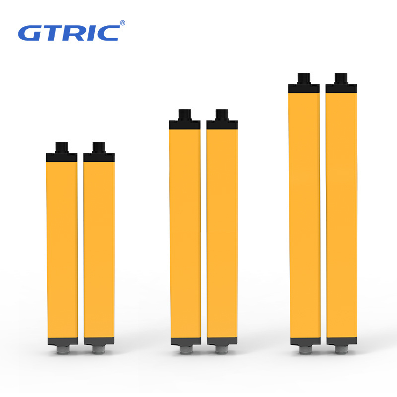 GTRIC photoelectric  Safety Infared Light Curtain Sensors 26 optical axis 20mm pitchindustrial Laser Beam light Barrier sensor