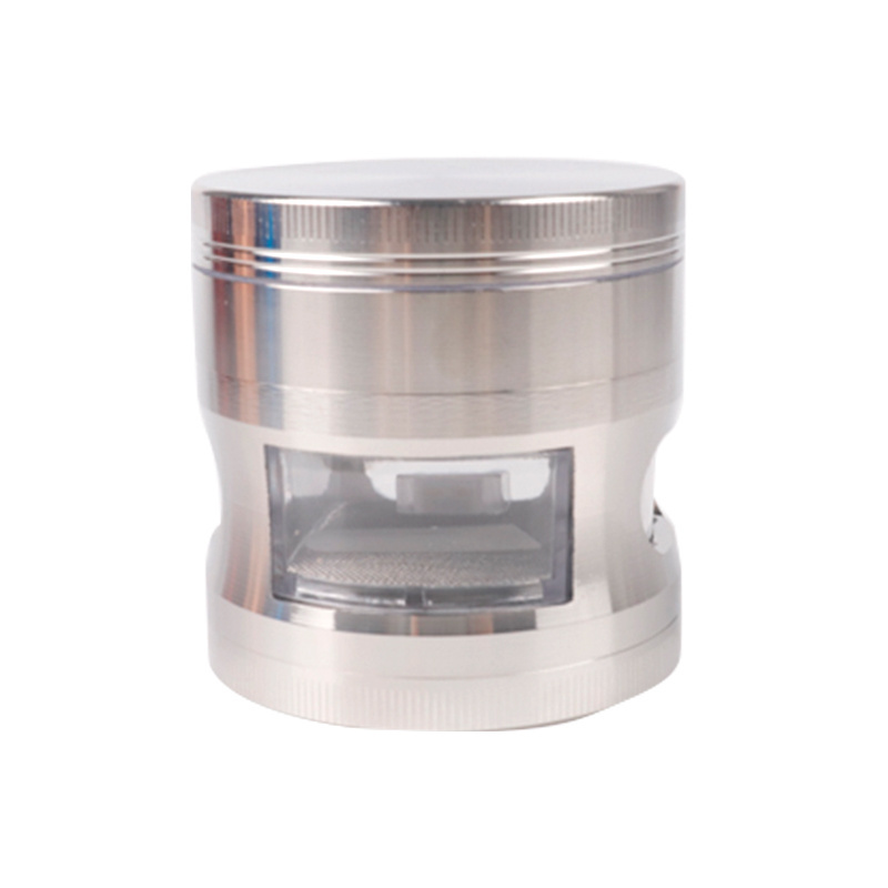 Smoking Accessories Gunter Cool Zinc Alloy Cigarette Herb Grinder Portable Customer Size Tobacco Grinder With Windows