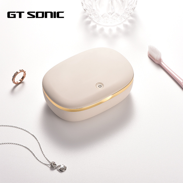 uv fashion mini portable automatic sonicator ultrasonic bath for jewelry / contact lens / toothbrush