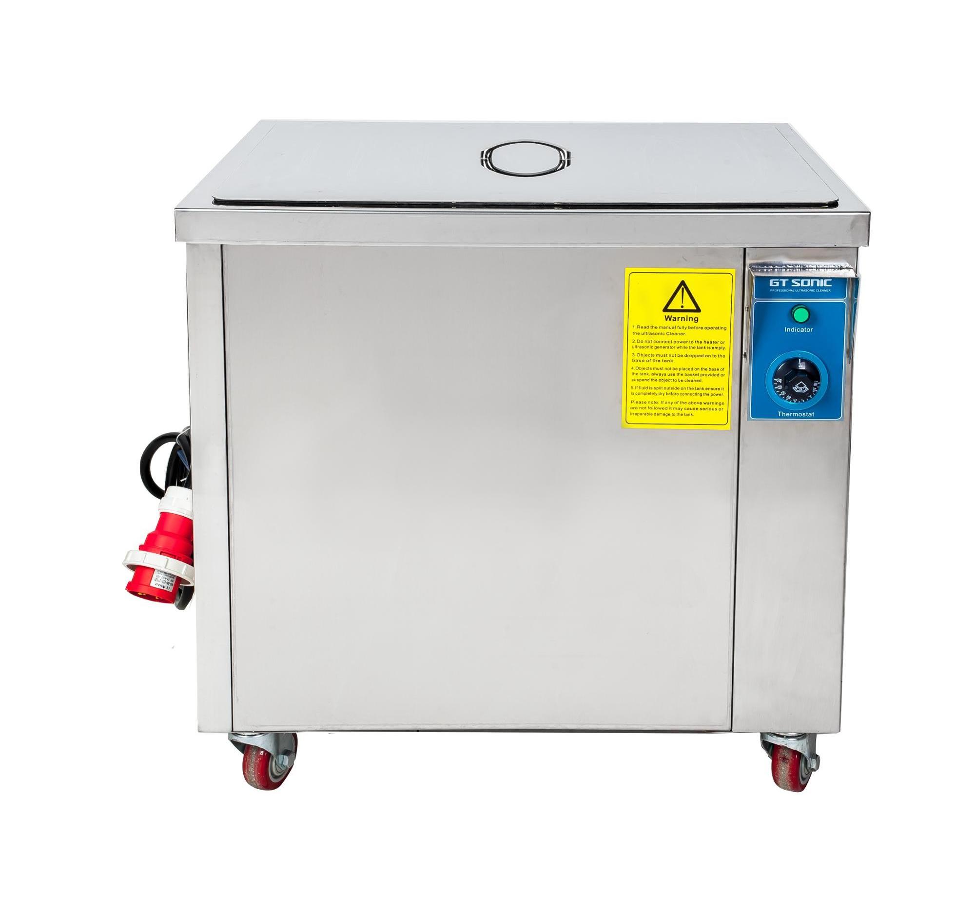 GT SONIC Bowling Cleaning Tank 28khz 40khz Washing Machine Industrial Ultrasonic Cleaner 50l Hot Water Cleaning Degreasing 2000W