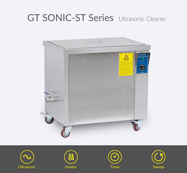 GT SONIC  28kHz 1200W Ultrasonic Cleaner 77L Industrial Ultrasoning Machine