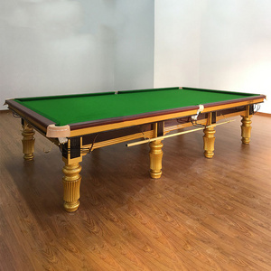 High Quality Canada Solid Wood Steel Cushion 10FT 12 Ft Club Snooker Billiard Table for sale