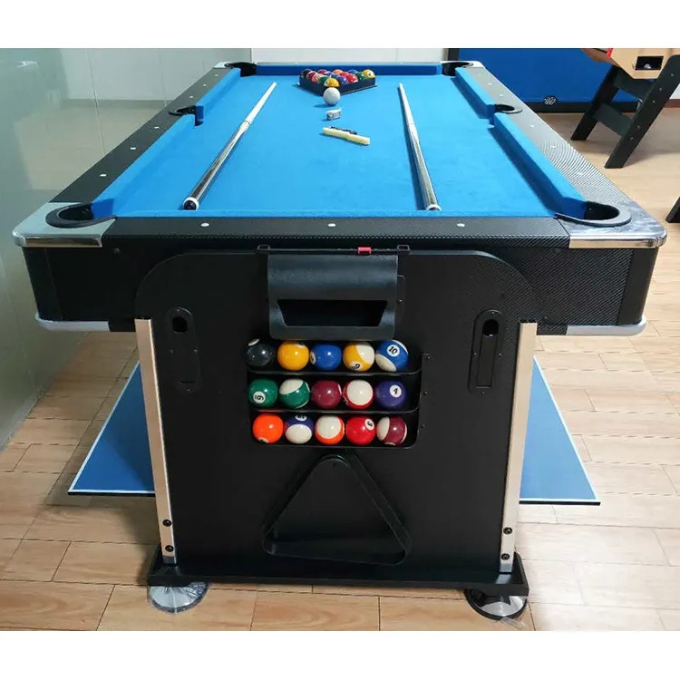 Hot Sales Multifunction 4 in 1 Flip Game Billiard Pool Table With Table Tennis Table Air Hockey Dining