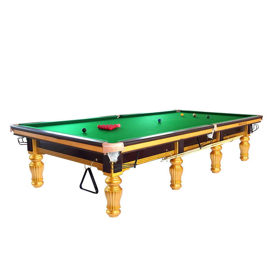 High Quality Canada Solid Wood Steel Cushion 10FT 12 Ft Club Snooker Billiard Table for sale