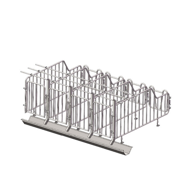 Used Steel Gestation Crates and Stall Equipment for Pig Farm Newly Applicable for Farms