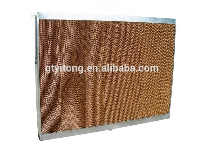 Poultry House Ventilation System Evaporative Corrugated Cooling Pad