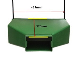 Economical feed saving Sow stainless steel automatic feeder with plastic hopper pig farming equipment