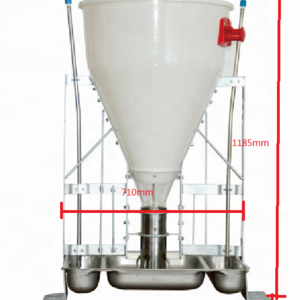 Finisher dry-wet feeder with swing rod (100L)