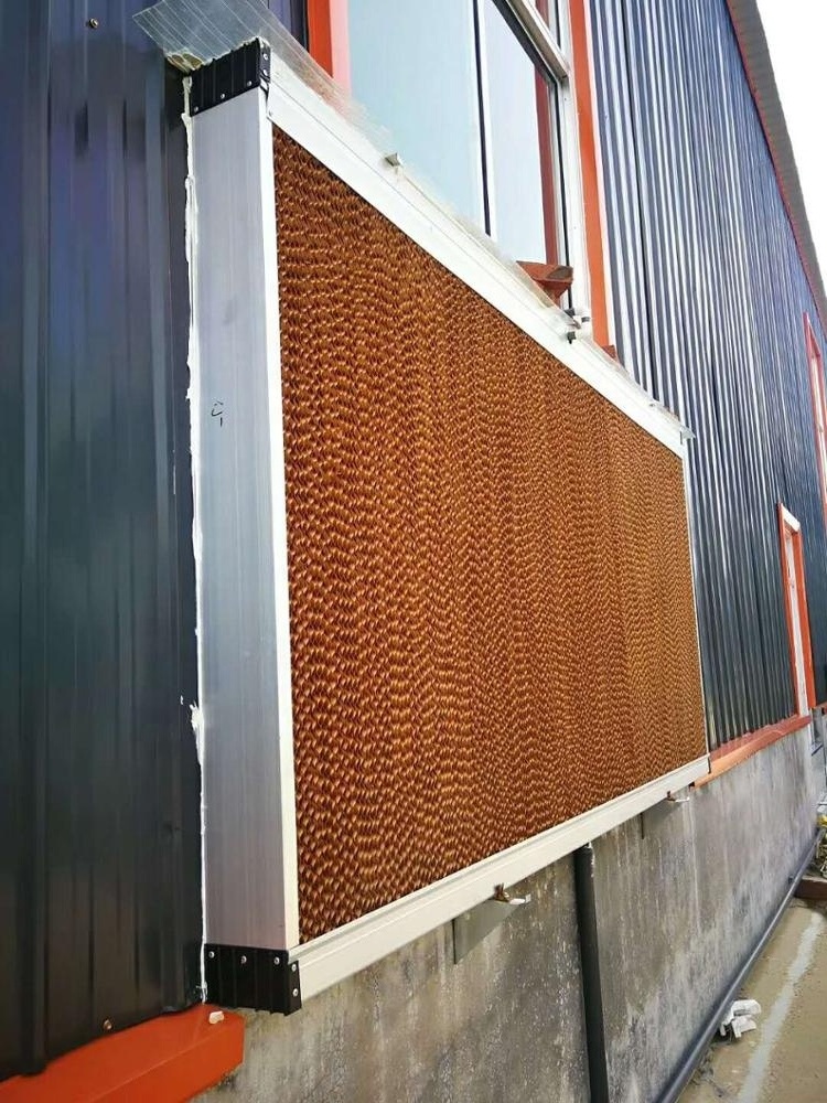 Poultry House Ventilation System Evaporative Corrugated Cooling Pad