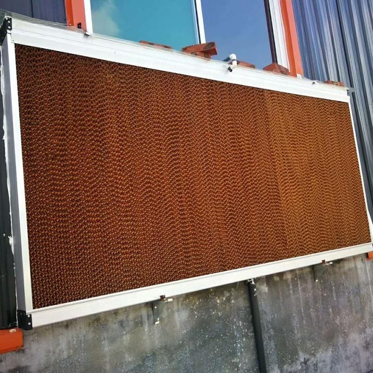 Poultry House Ventilation System Evaporative Corrugated Cooling Pad