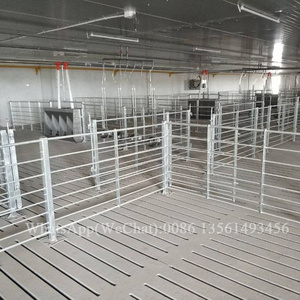 Hot-dipped Galvanization Pipe Fattening Pen finishing animal  crate for Pig Farm