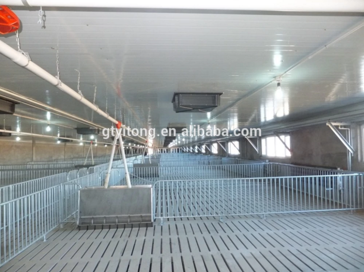 Hot-dipped Galvanization Pipe Fattening Pen finishing animal  crate for Pig Farm