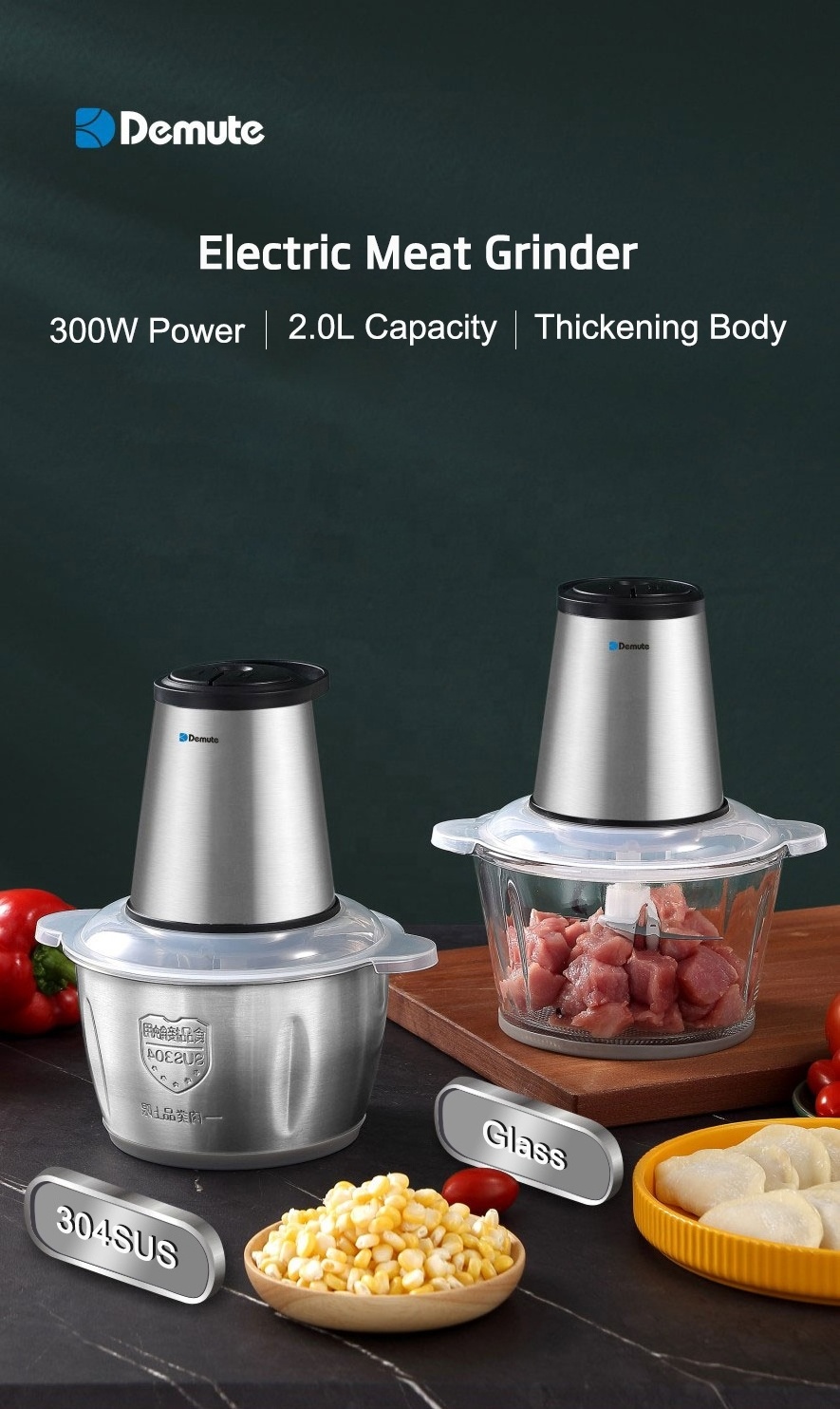 Latest Models Vegetable Grinding Mincing Industrial Meat Mincer Machine Electric Meat Grinder Kitchen Expert