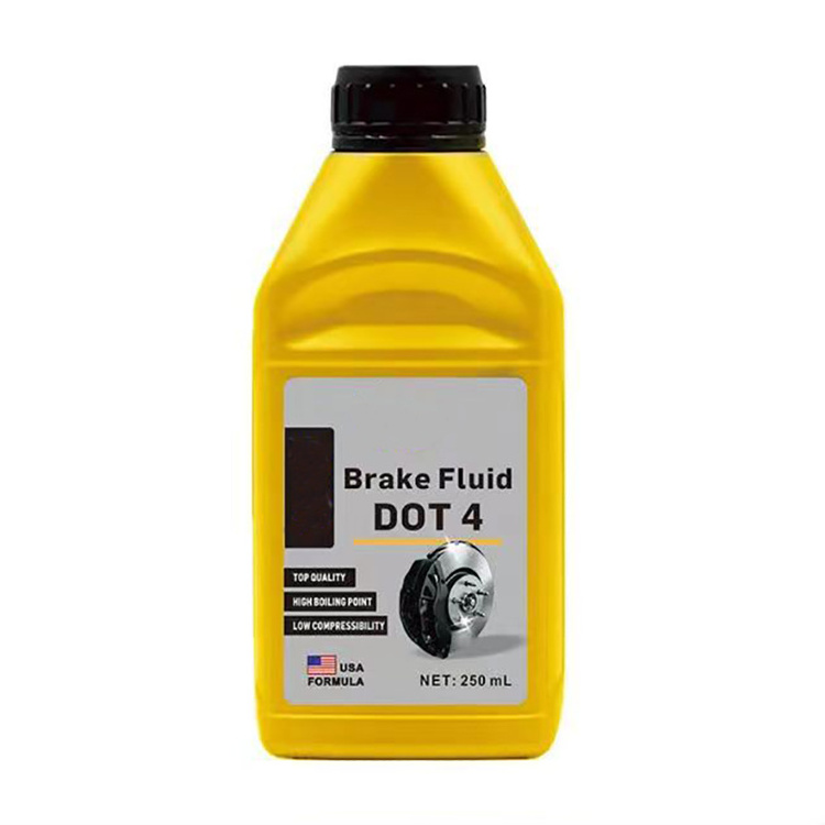 Manufacture Wholesale Custom Metal Can Dot 3/4 250ml/500ml Brake Fluid Lubricants Automatic Brake Oil