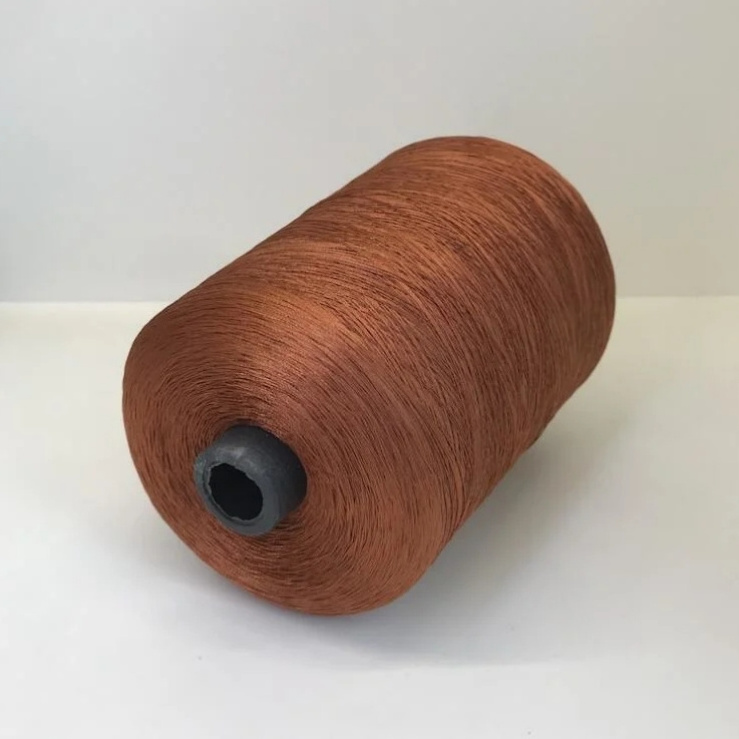 Supply Spun polyester yarn China polyester hot melt yarn for knitting shoes upper with best price