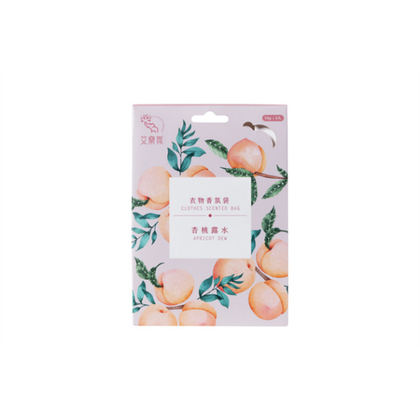 Premium Elephant Trunk Apricot Dew 10g*3 Wardrobes Scented Bag For Making Clothes Smell Good