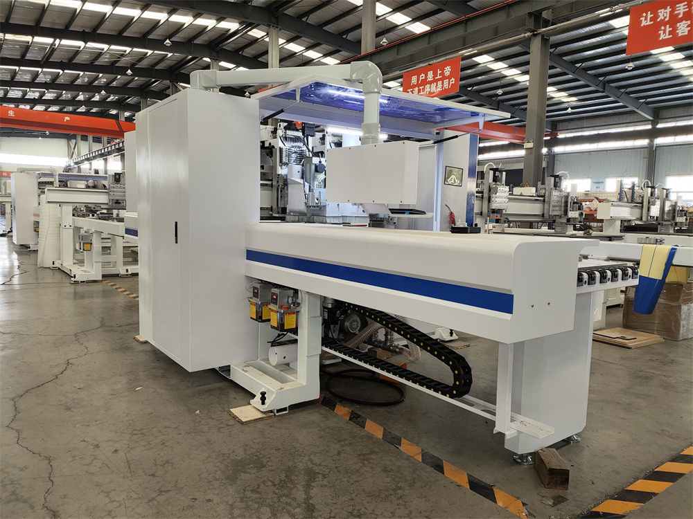 Six Sides Automatic Cabinet Cnc Boring Drilling Milling Machine For Wood Panel Furniture Machinery Woodworking