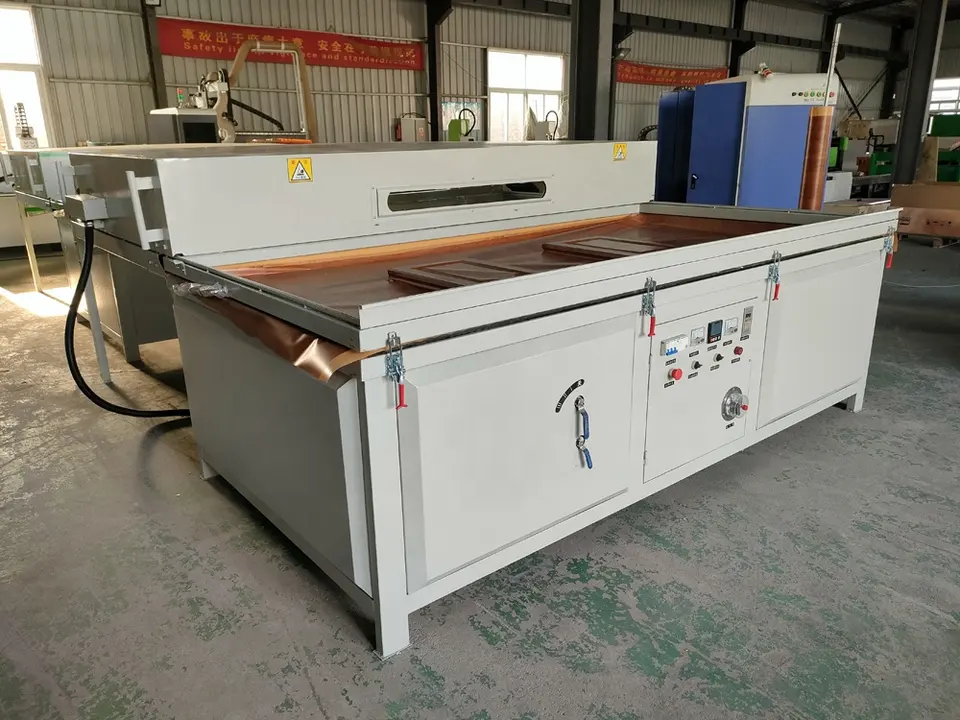 Wood Thermofoil Laminating Press Machine MDF Veneer Woodworking Laminating Machine Door Vacuum Laminating Machine