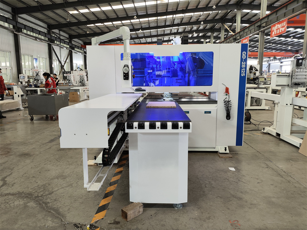 Six Sides Automatic Cabinet Cnc Boring Drilling Milling Machine For Wood Panel Furniture Machinery Woodworking