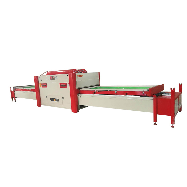 Furniture High Glossy Cupboard MDF Cabinet Making Processing Machine Production Line Rugged Surface Filming Vacuum Press Machine