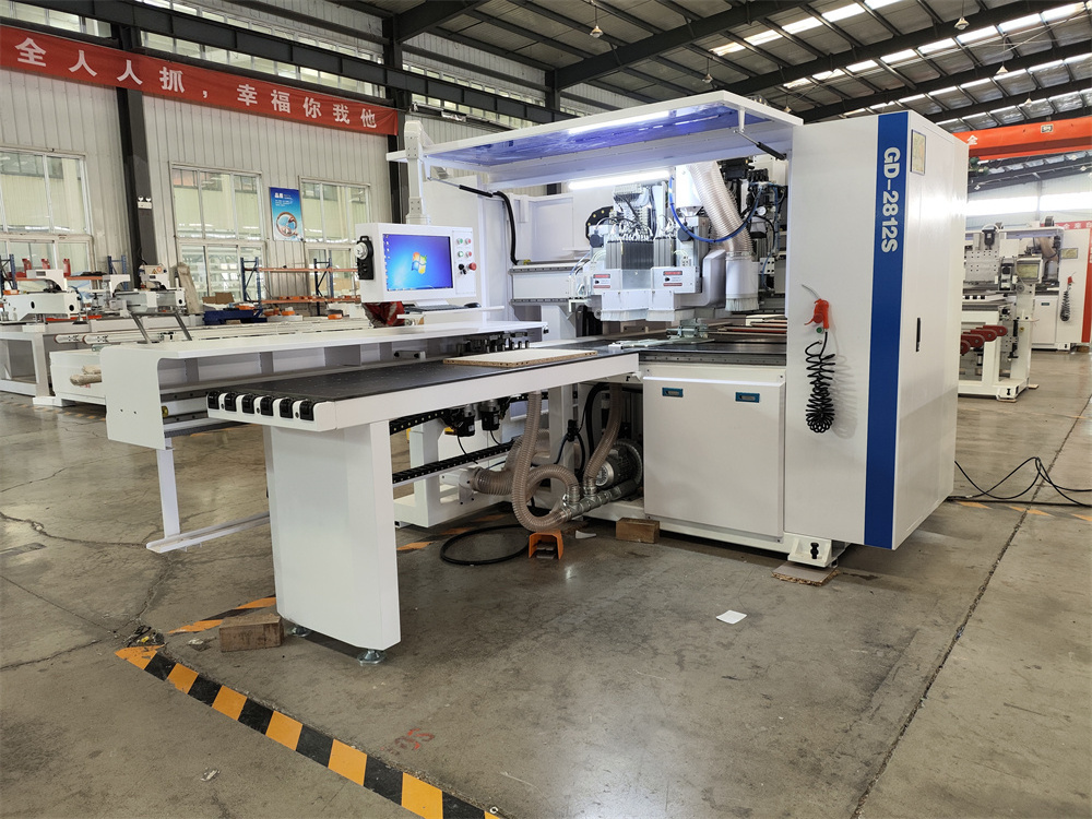 Six Sides Automatic Cabinet Cnc Boring Drilling Milling Machine For Wood Panel Furniture Machinery Woodworking