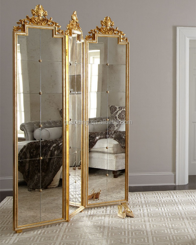 Antique mirror dressing floor decorative mirrors