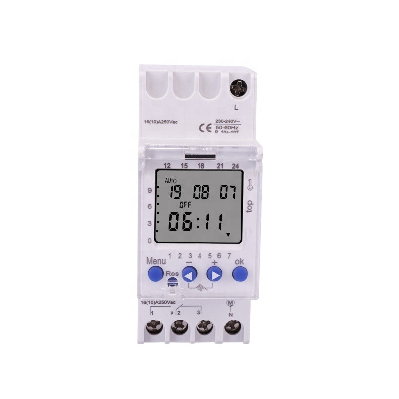 Digital programmable time switch Astronomical Timer controller switch 220-240vac 7 days 24hours