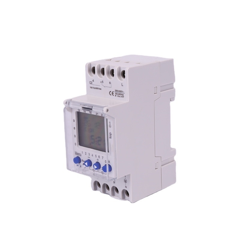 Two Outputs Electronic Analog timer Push Button Digital Microcomputer ...