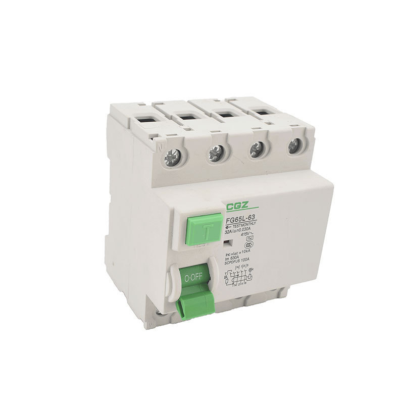 Popular Supplier Factory Wholesale 63A 415V 50Hz Electromagnetic Residual Current Circuit Breaker