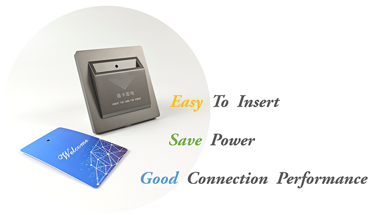 Energy Saving Smart Hotel Room Insert Key Card Power Switch