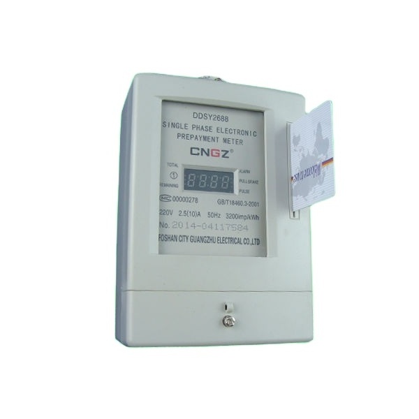 CGZ Energy Meter Single Phase Kwh Electricity Ic Card Smart Prepaid Power Meter