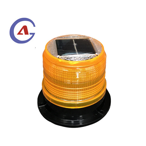 solar Magnetic warning LED beacon light