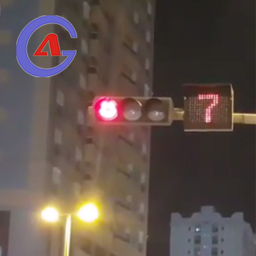 600*600mm PIXEL Dot Matrix Type Traffic Counter Feu De Signalisation Semaphore LED Countdown Traffic Light