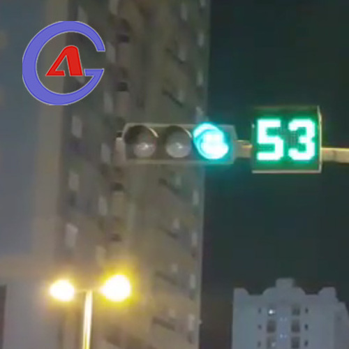 600*600mm PIXEL Dot Matrix Type Traffic Counter Feu De Signalisation Semaphore LED Countdown Traffic Light