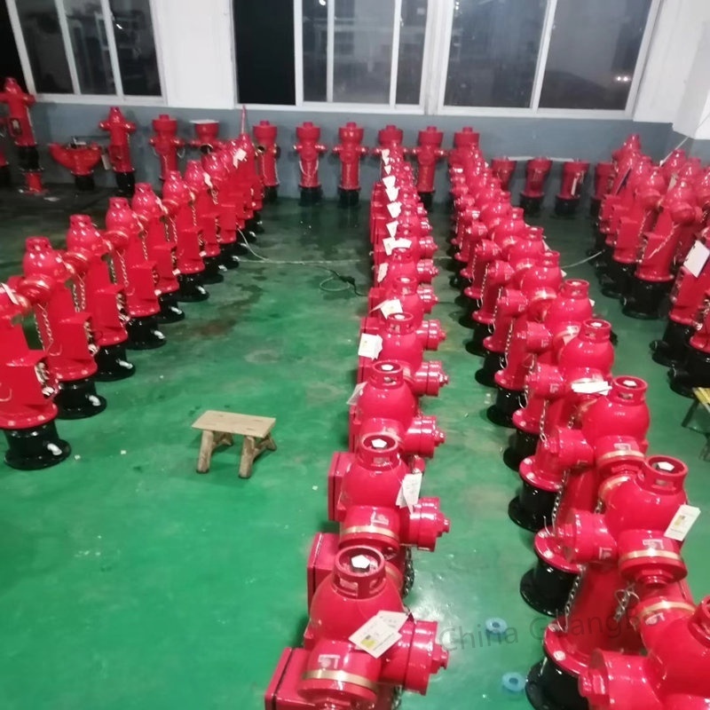 SSF100/65-1.6 Customized Anti Collision Pillar Post Fire hydrant Valve Used in Firefighting Protection Equipment