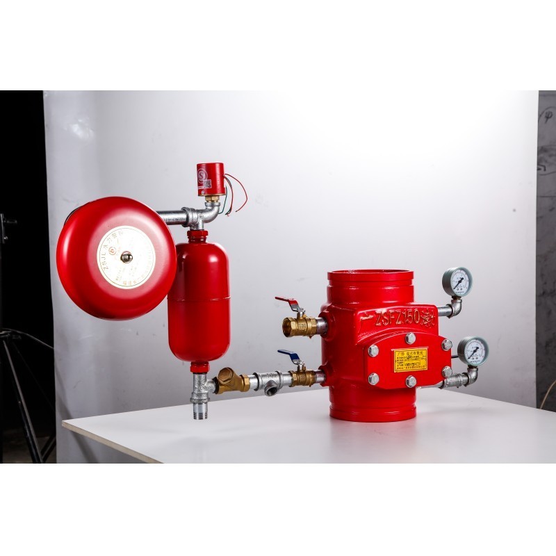 Fire Fighting Sprinkler System Grooved Type Wet Fire Alarm Check Valve