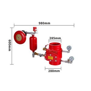 Fire Fighting Sprinkler System Grooved Type Wet Fire Alarm Check Valve