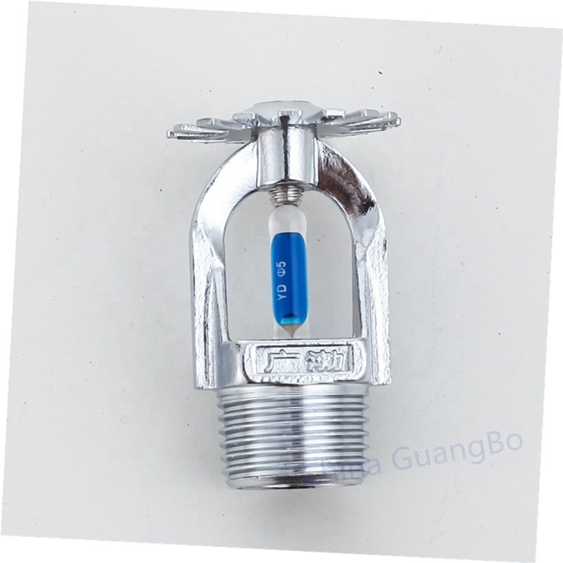 Hot-seling 141 Degrees Upright 1/2 Inch Pendent Fire Sprinkler Head Fire   Sprinkle System Fire Sprinkler Head