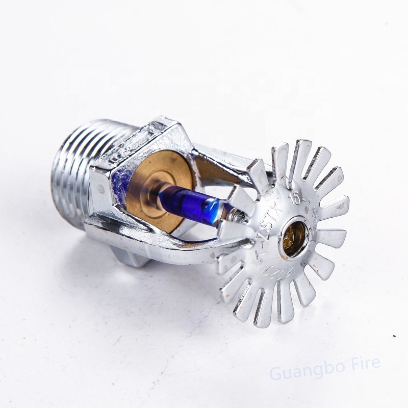 Hot-seling 141 Degrees Upright 1/2 Inch Pendent Fire Sprinkler Head Fire   Sprinkle System Fire Sprinkler Head